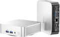 A6 Mini PC with AMD Ryzen 7 6800H, 16GB DDR5 RAM (Upgradable, Not LPDDR), 1TB PCIe 4.0 NVMe SSD, Compact Aluminium Design Windows 11 Pro Desktop Computer with USB4/8K/Wi-Fi 6E/BT 5.2/SD Slot