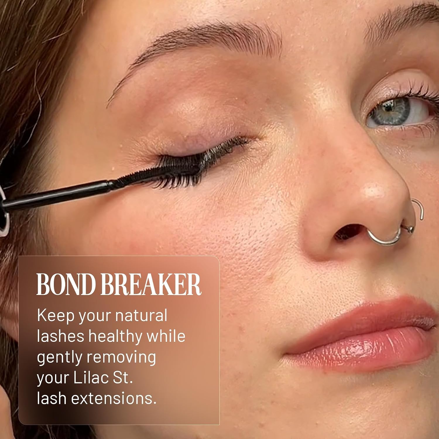 Bond Breaker Lash Remover - Gentle Eyelash Glue Remover - Remove Lash Glue from Segments - Collagen Extract & Nourishing Oils - Waterproof - Cruelty Free, Vegan, Women Founded - 0.32 fl oz